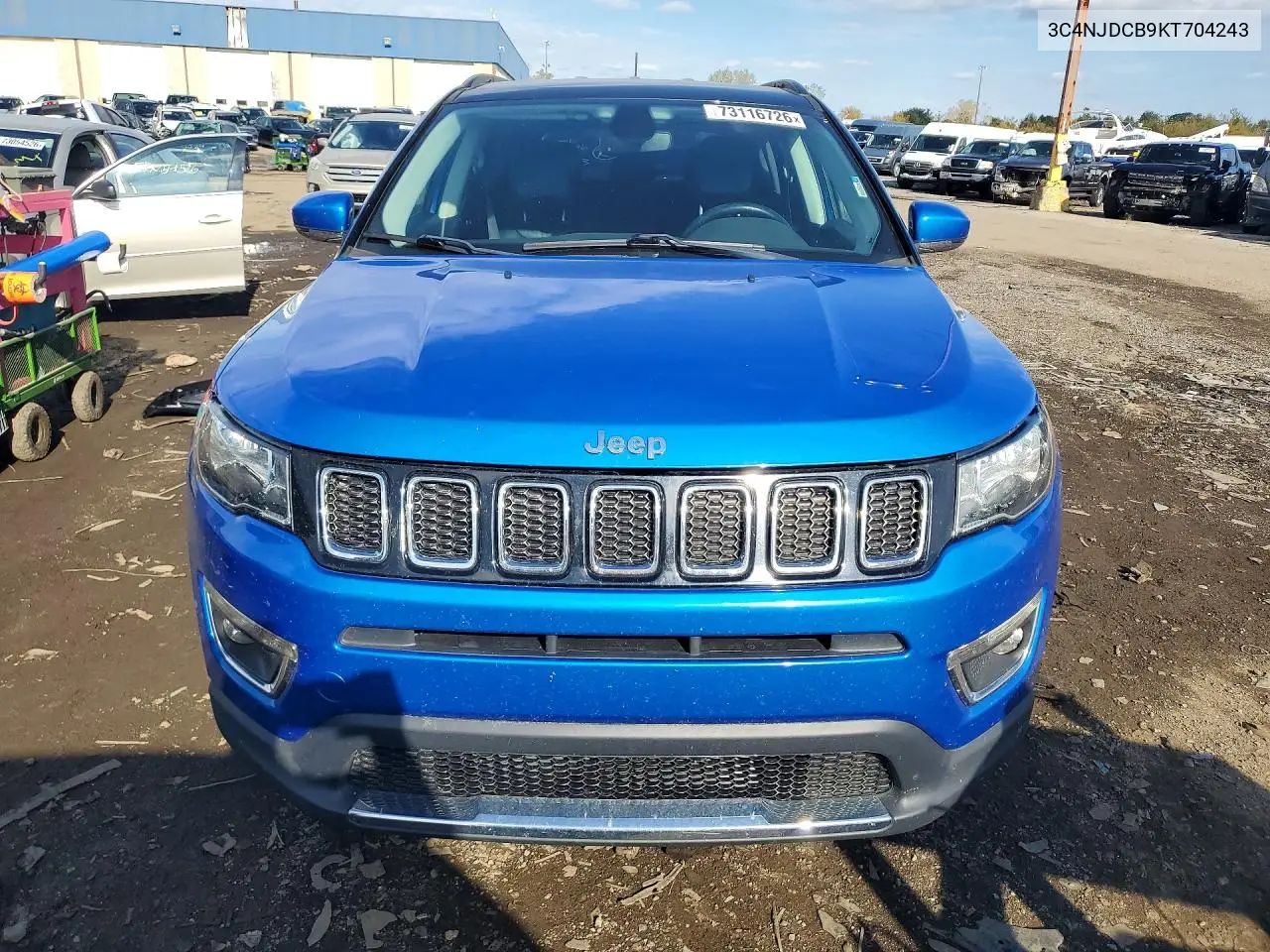 2019 JEEP COMPASS VIN 3C4NJDCB9KT704243 — фото 5