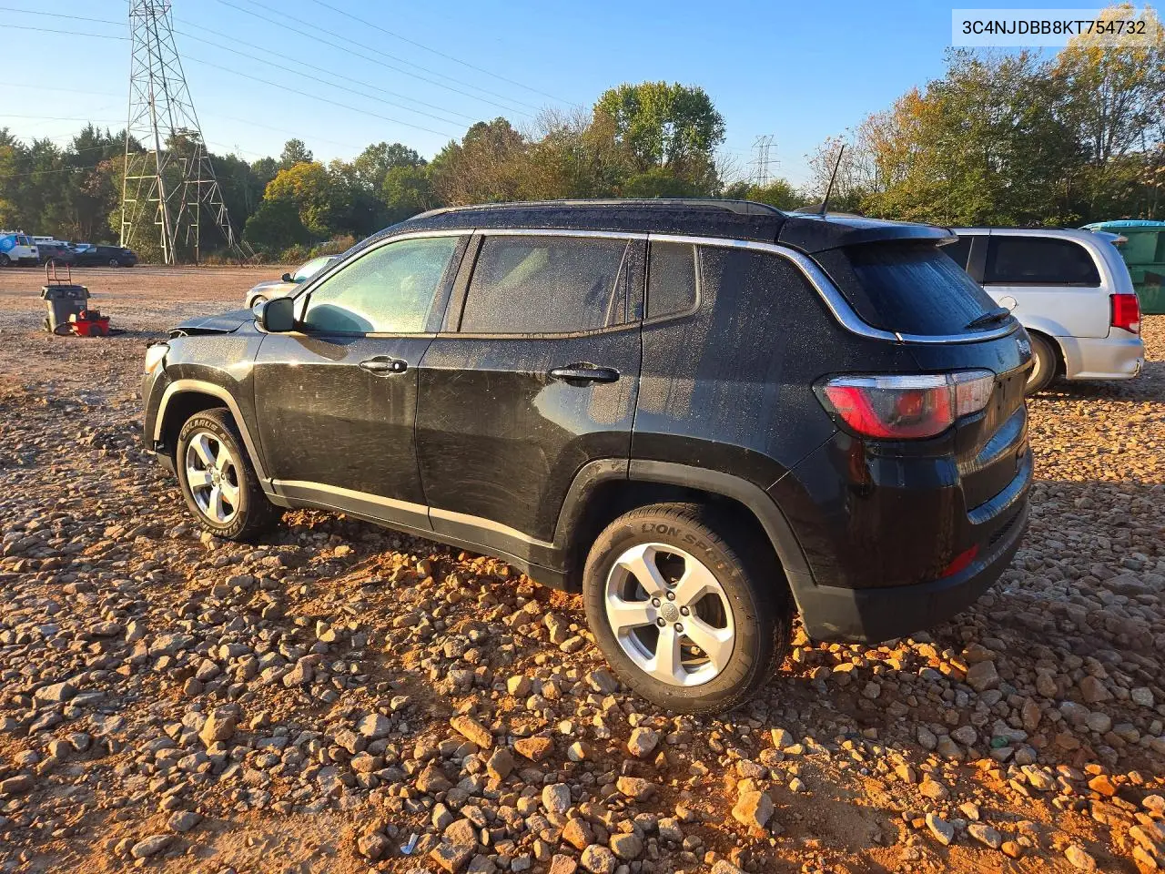 2019 JEEP COMPASS VIN 3C4NJDBB8KT754732 — фото 2