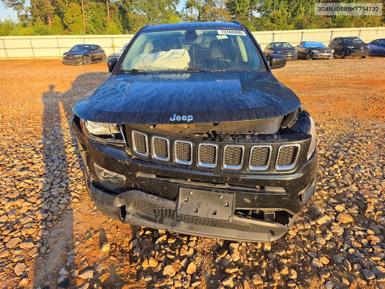 2019 JEEP COMPASS VIN 3C4NJDBB8KT754732 — фото 5