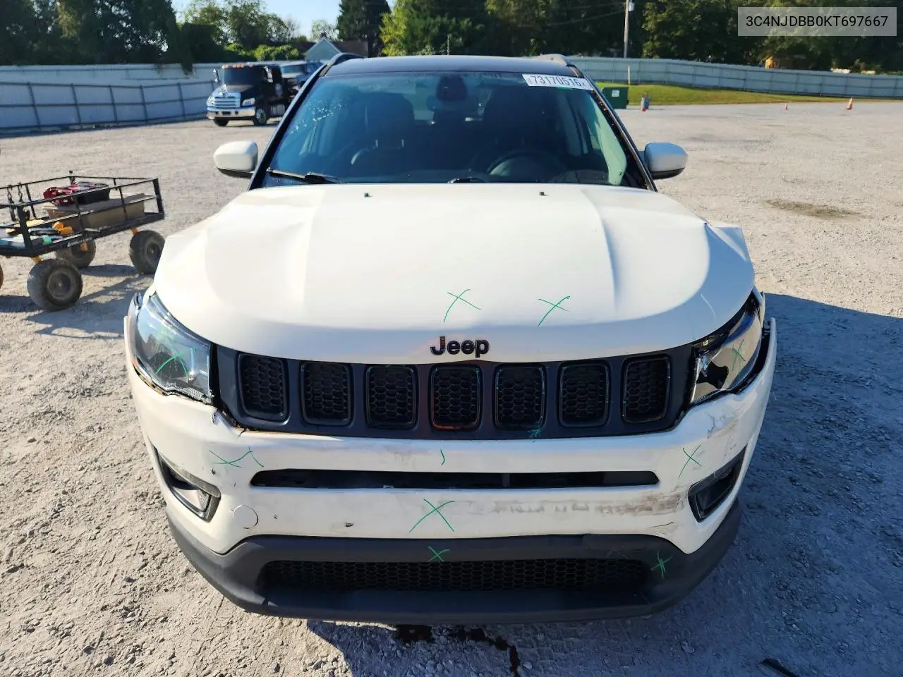 2019 JEEP COMPASS VIN 3C4NJDBB0KT697667 — фото 5