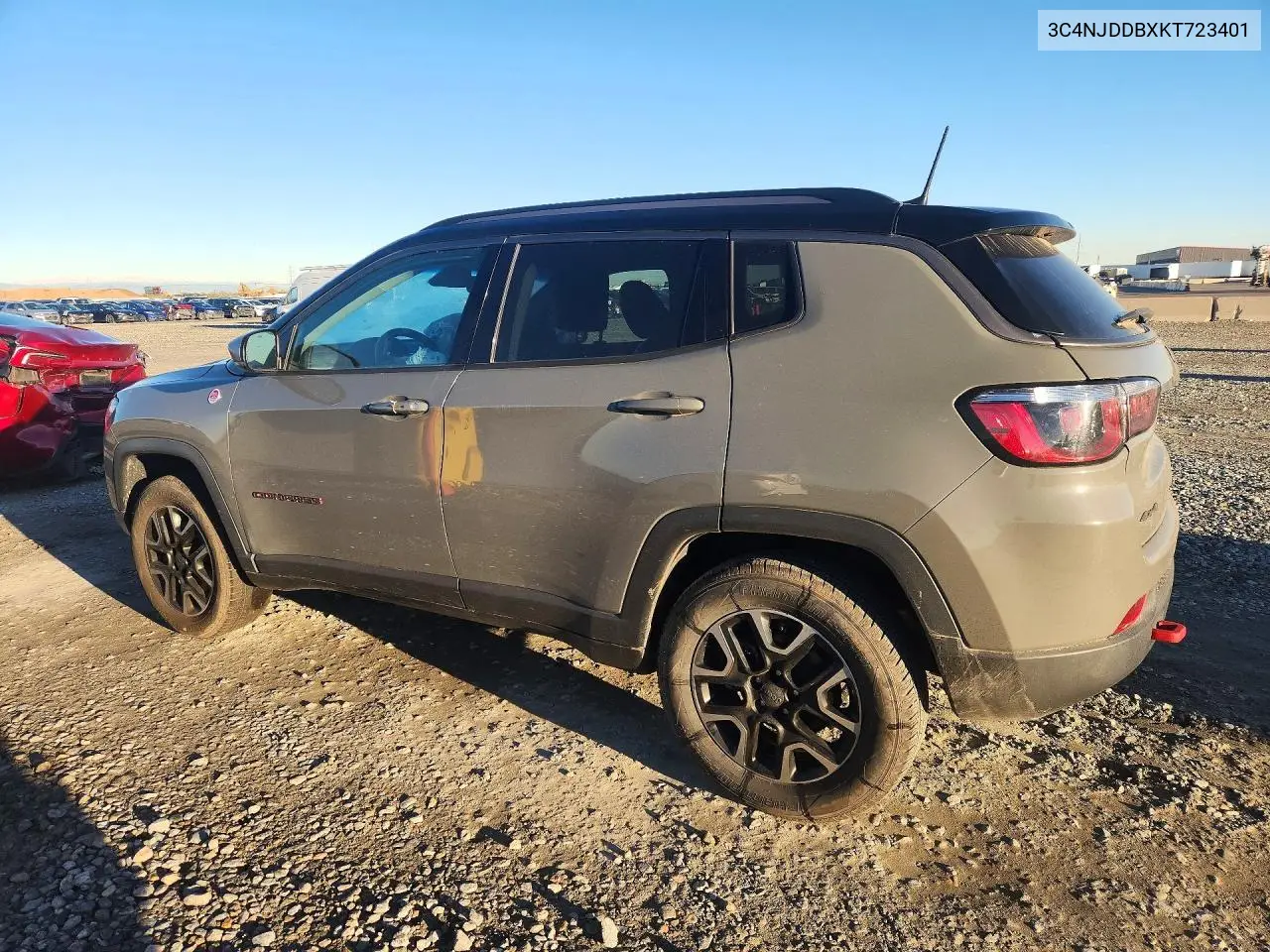2019 JEEP COMPASS VIN 3C4NJDDBXKT723401 — фото 2