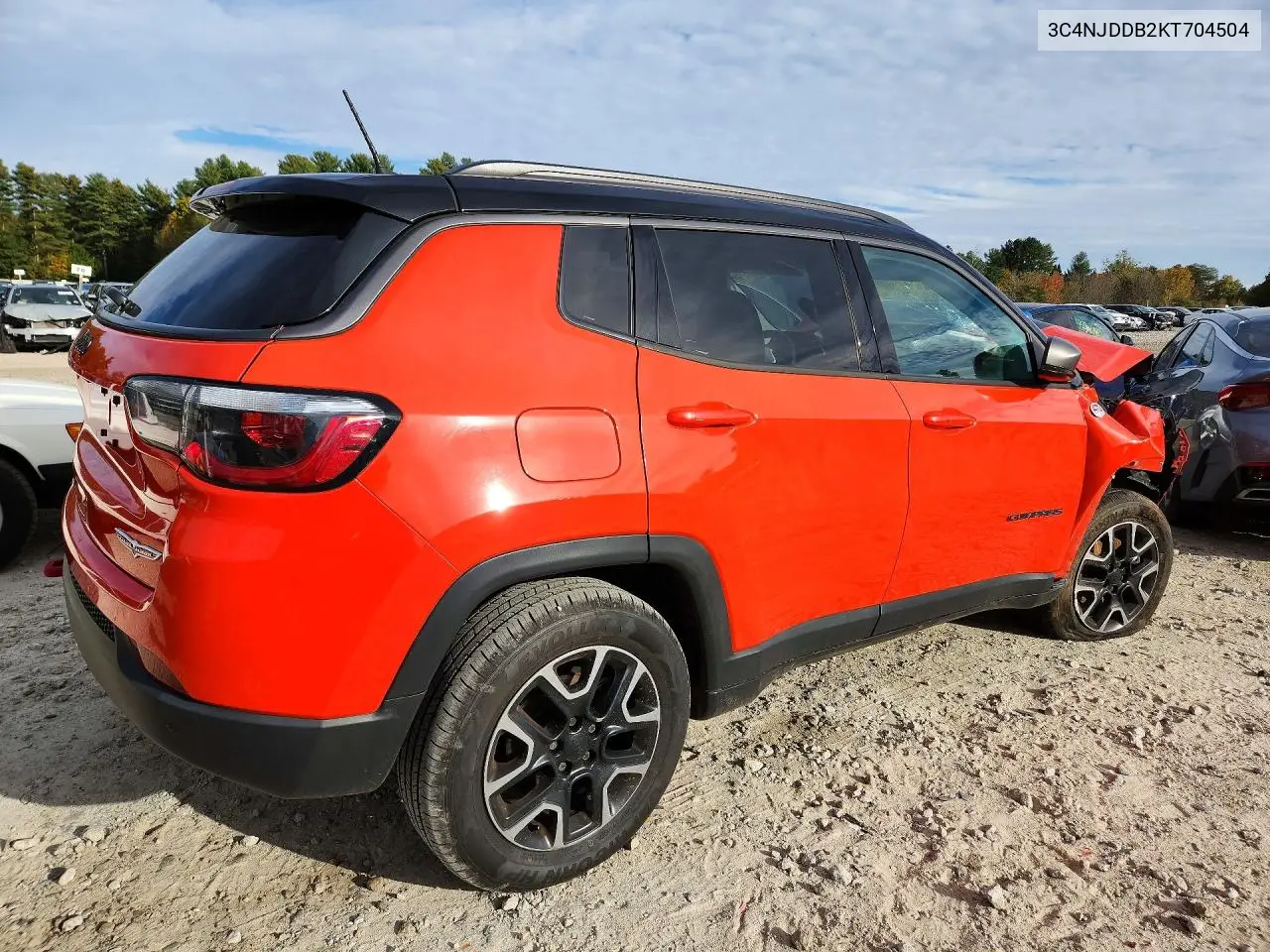 2019 JEEP COMPASS VIN 3C4NJDDB2KT704504 — фото 3