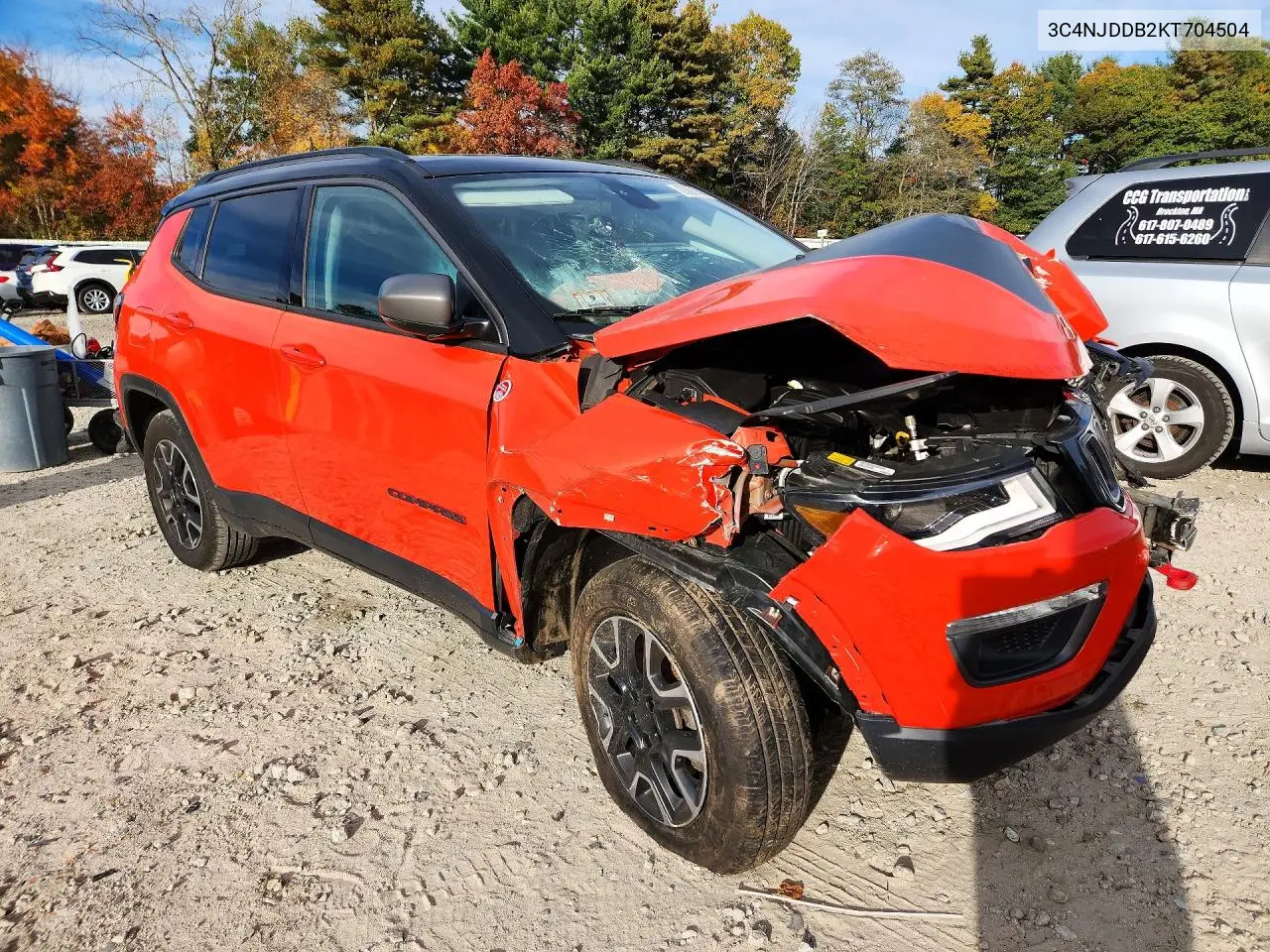 2019 JEEP COMPASS VIN 3C4NJDDB2KT704504 — фото 4