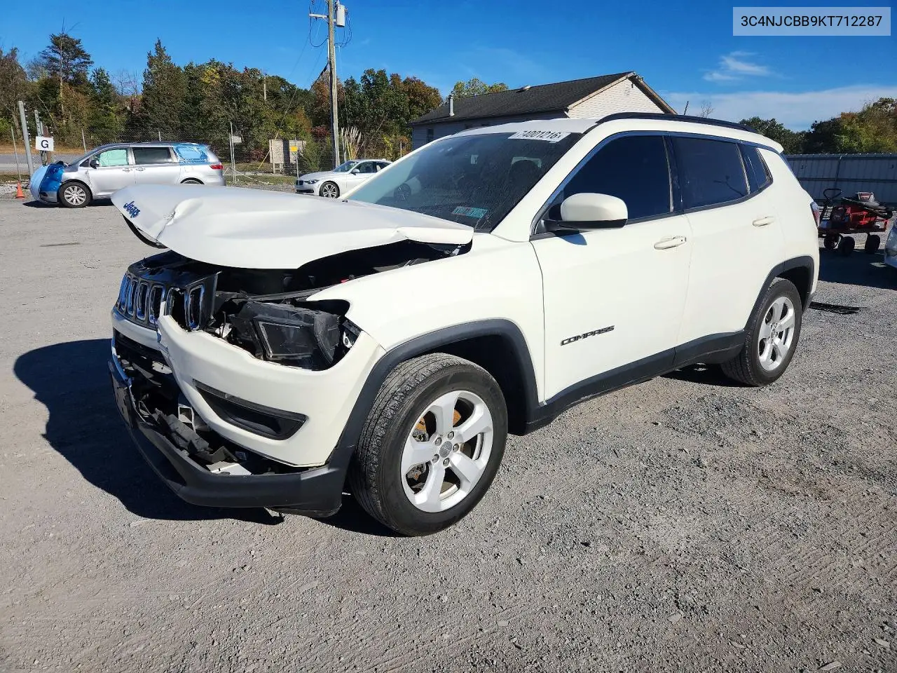 JEEP COMPASS 2019, VIN 3C4NJCBB9KT712287
