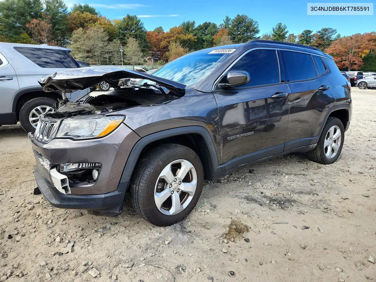 JEEP COMPASS 2019, VIN 3C4NJDBB6KT785591