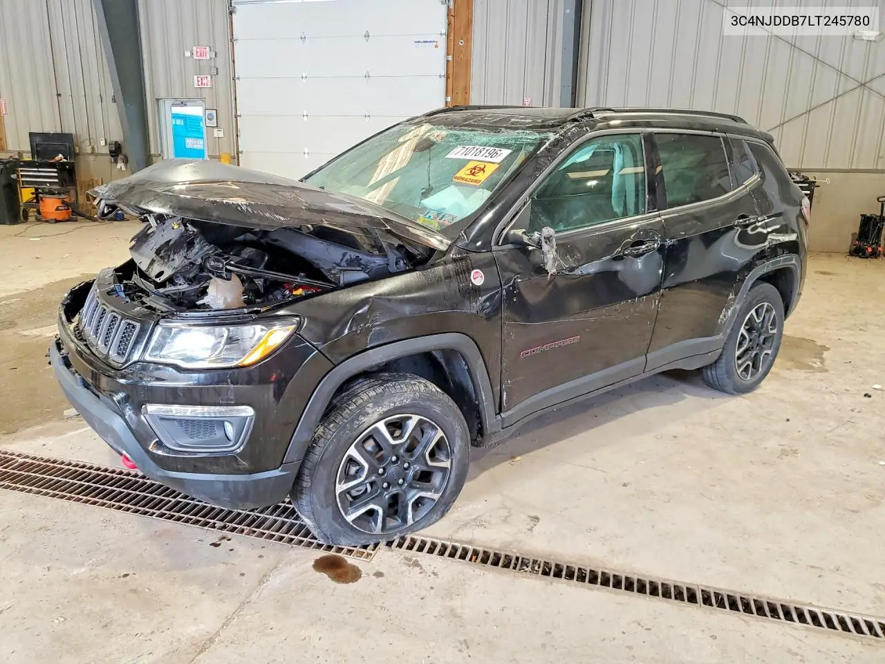 JEEP COMPASS 2020, VIN 3C4NJDDB7LT245780