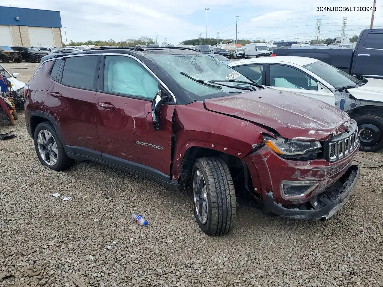 2020 JEEP COMPASS VIN 3C4NJDCB6LT203943 — фото 4