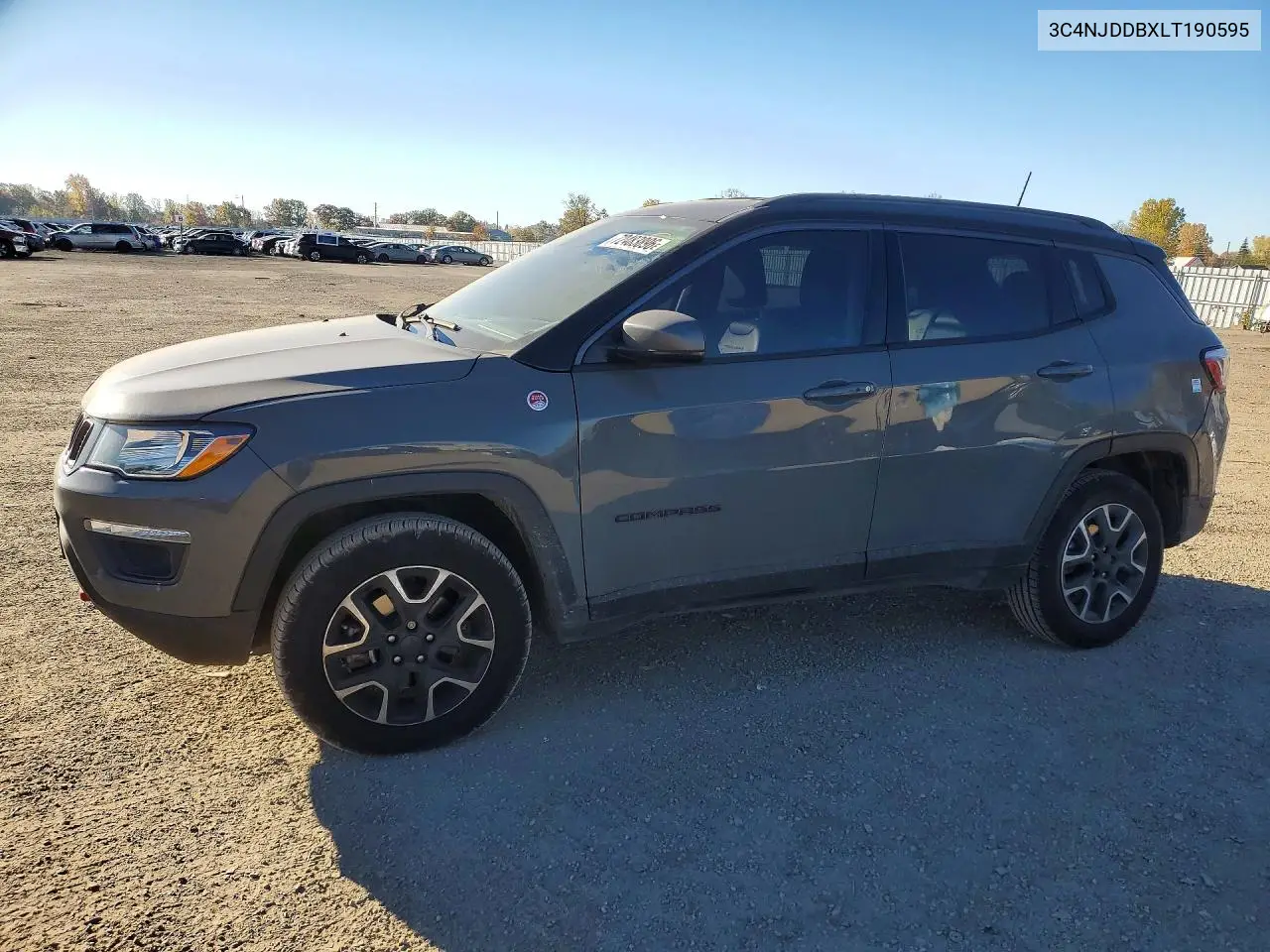 JEEP COMPASS 2020, VIN 3C4NJDDBXLT190595