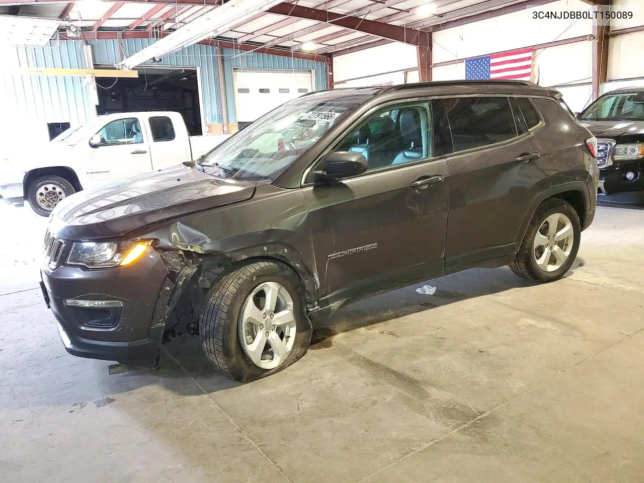 JEEP COMPASS 2020, VIN 3C4NJDBB0LT150089