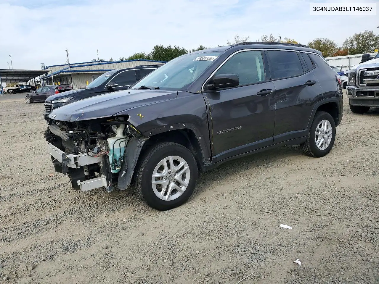 JEEP COMPASS 2020, VIN 3C4NJDAB3LT146037