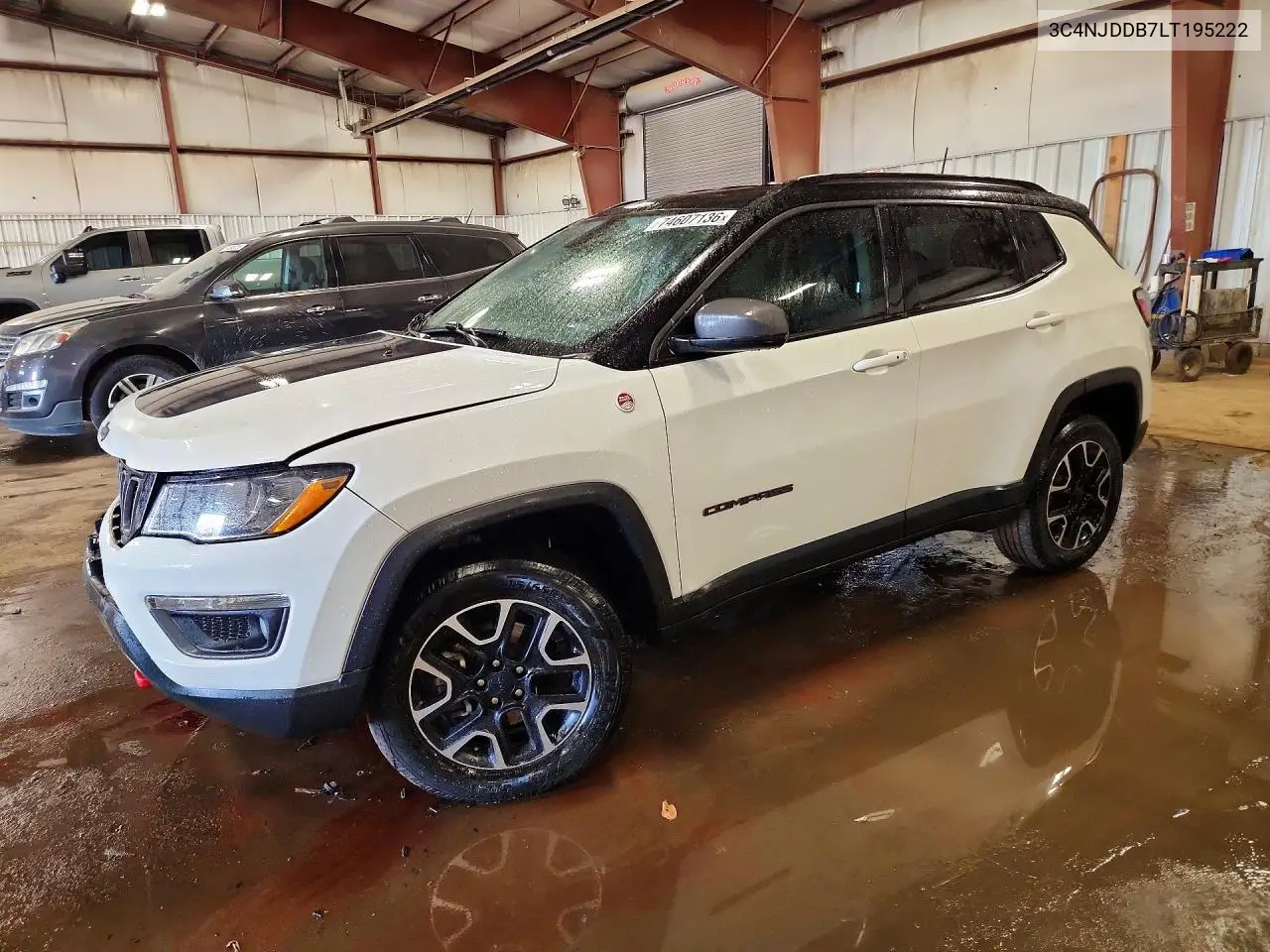 JEEP COMPASS 2020, VIN 3C4NJDDB7LT195222