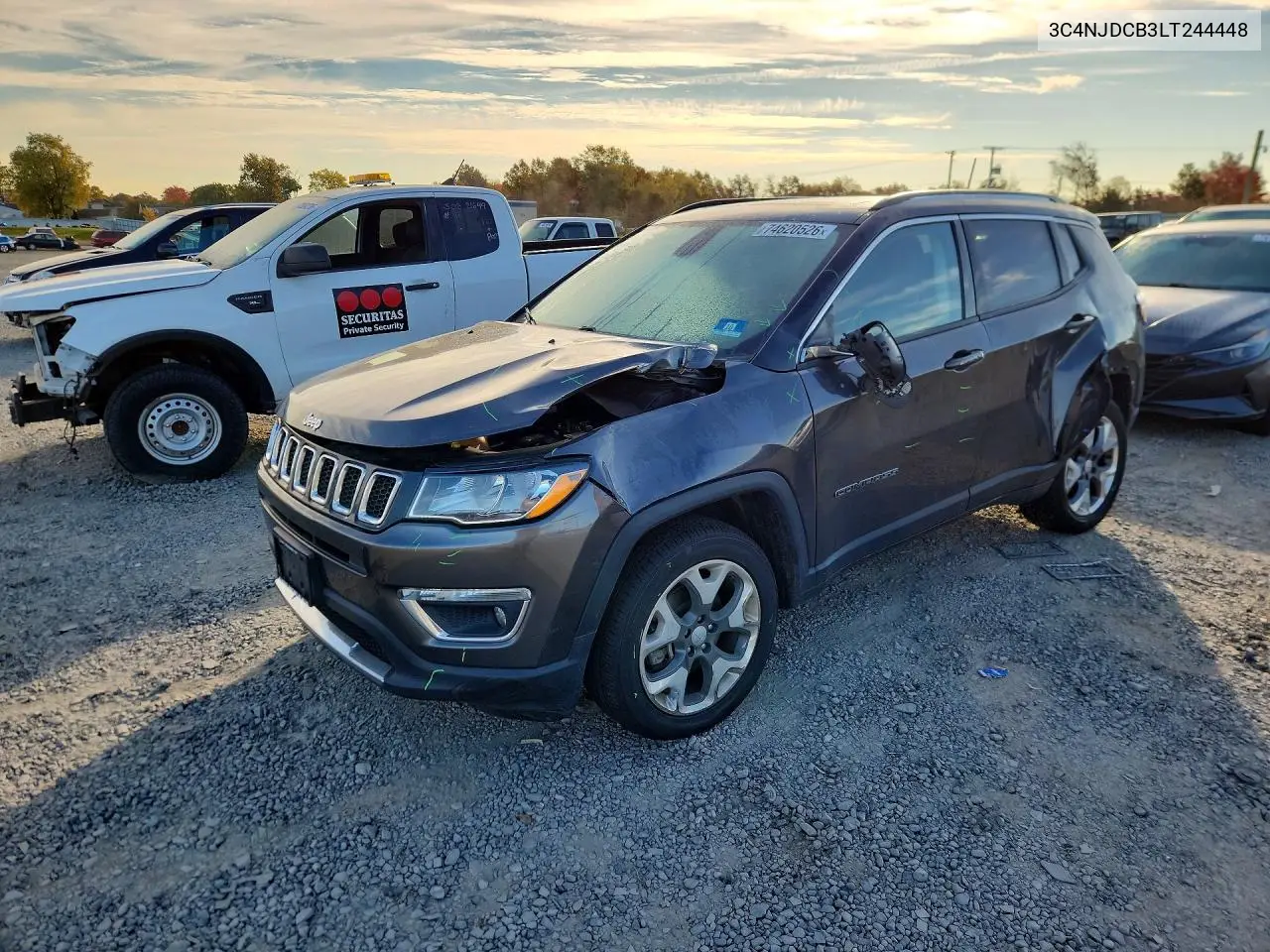 JEEP COMPASS 2020, VIN 3C4NJDCB3LT244448