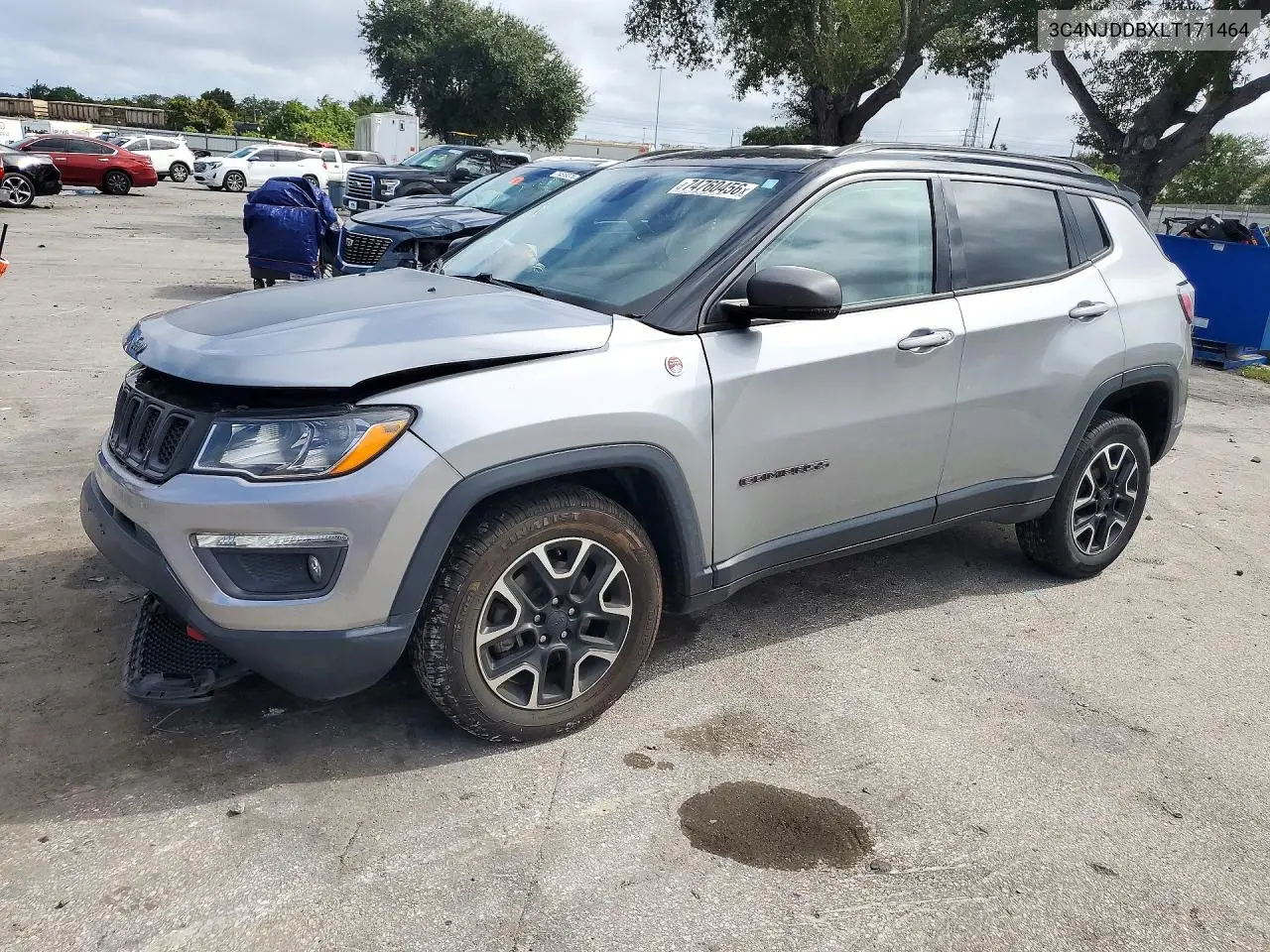 JEEP COMPASS 2020, VIN 3C4NJDDBXLT171464