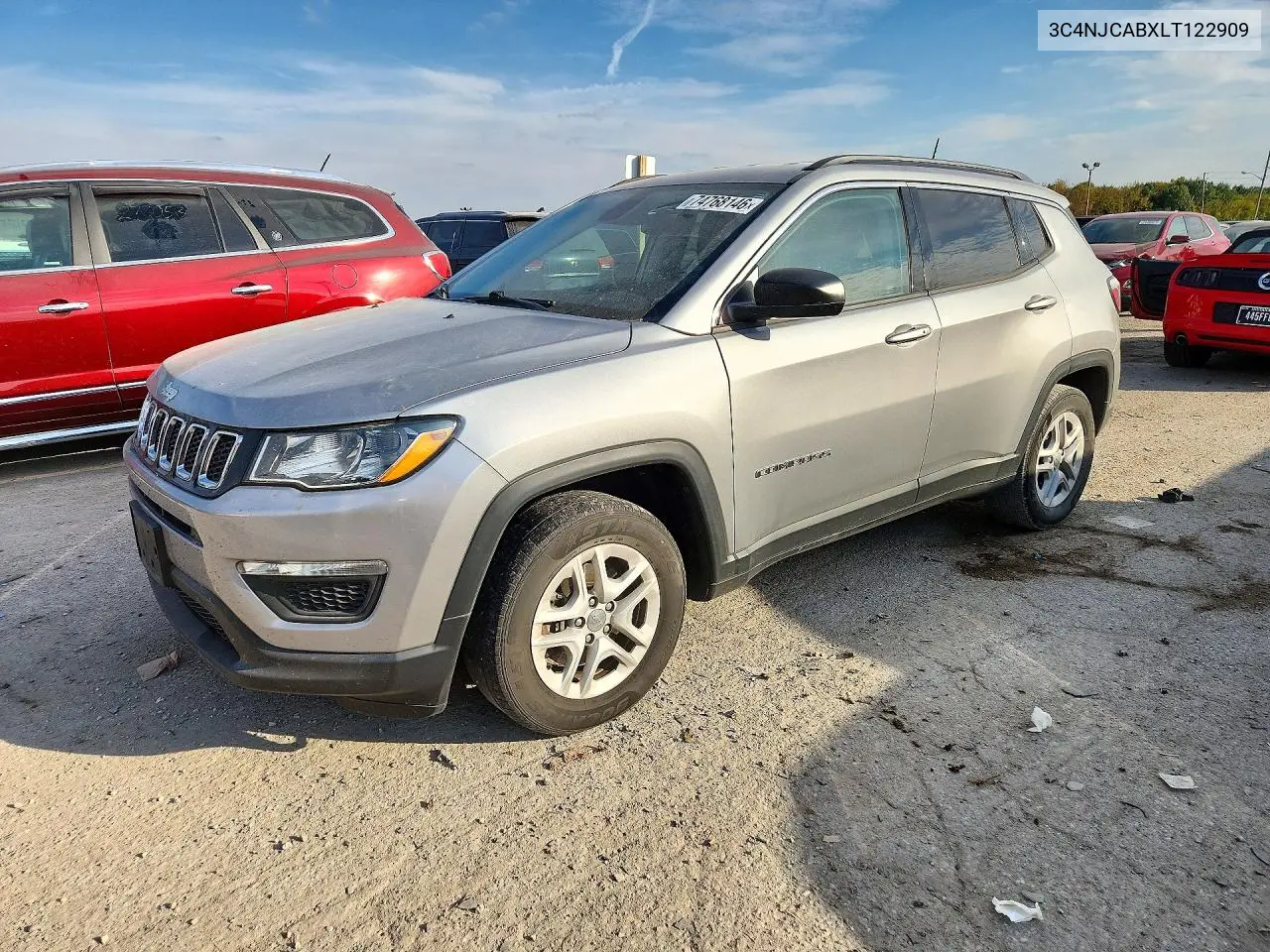 JEEP COMPASS 2020, VIN 3C4NJCABXLT122909