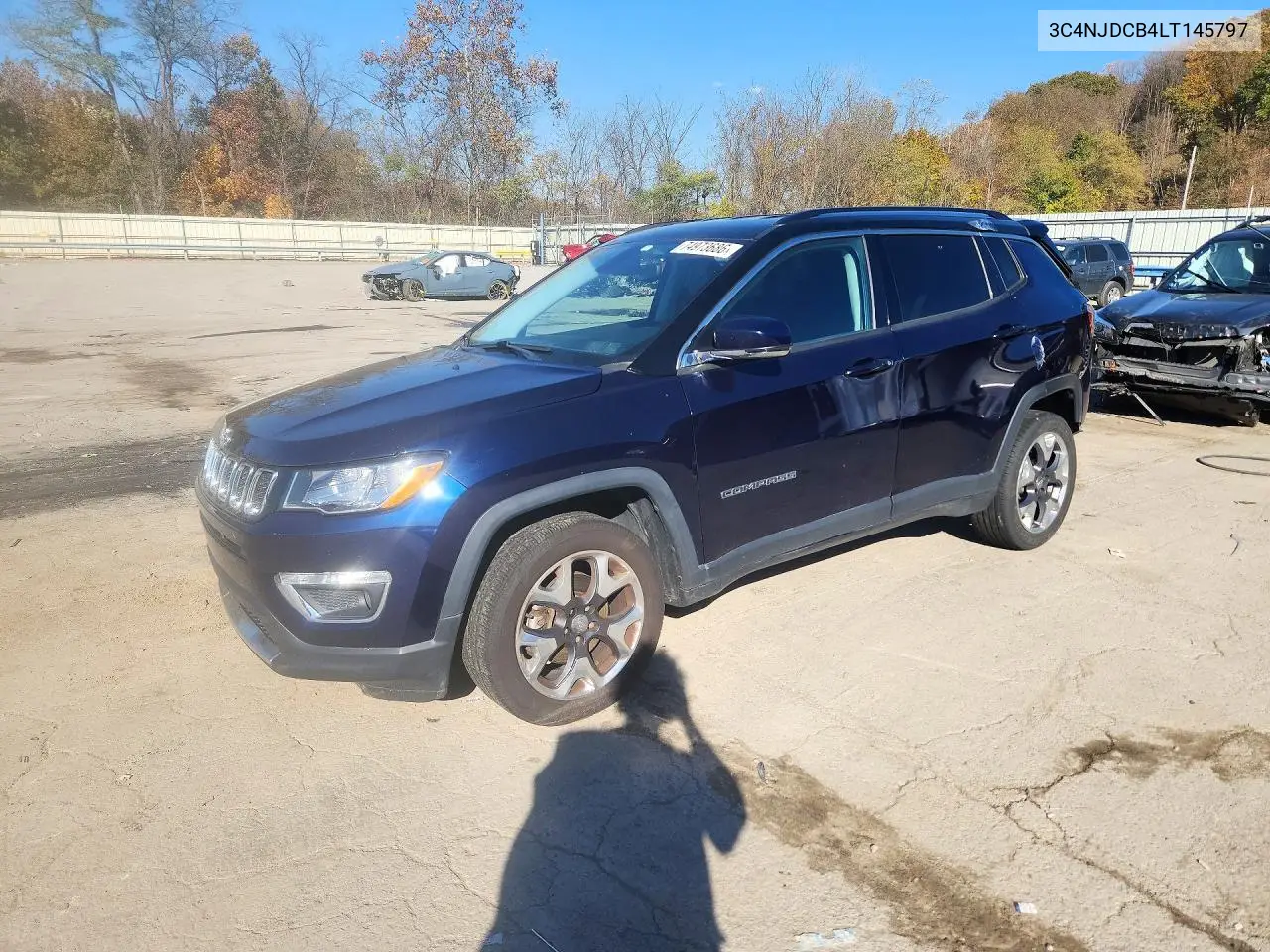 JEEP COMPASS 2020, VIN 3C4NJDCB4LT145797