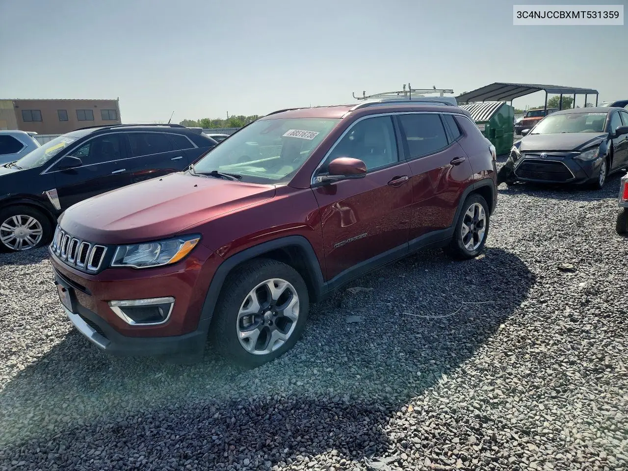 JEEP COMPASS 2021, VIN 3C4NJCCBXMT531359