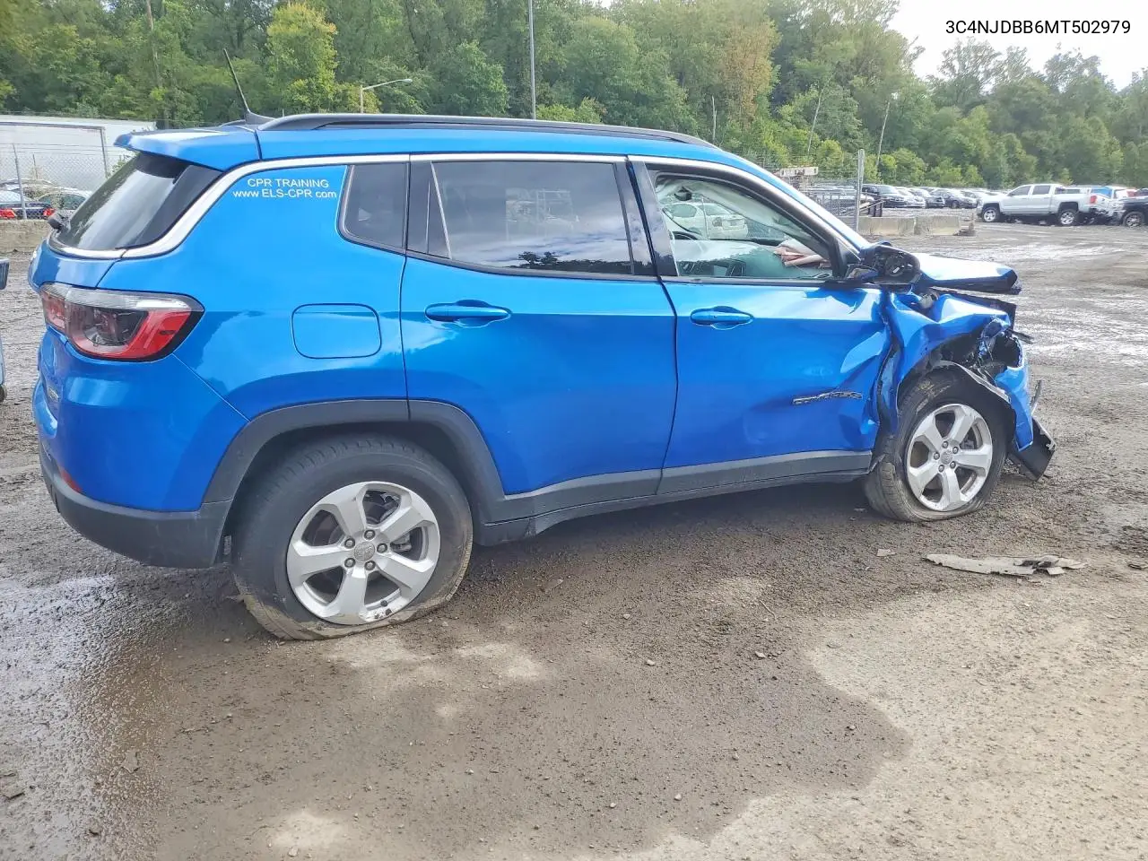2021 JEEP COMPASS VIN 3C4NJDBB6MT502979 — фото 3