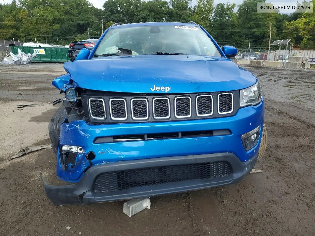 2021 JEEP COMPASS VIN 3C4NJDBB6MT502979 — фото 5