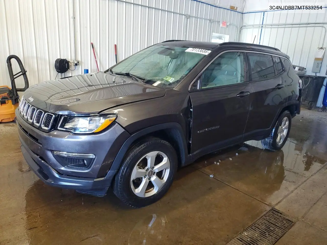 JEEP COMPASS 2021, VIN 3C4NJDBB7MT533254