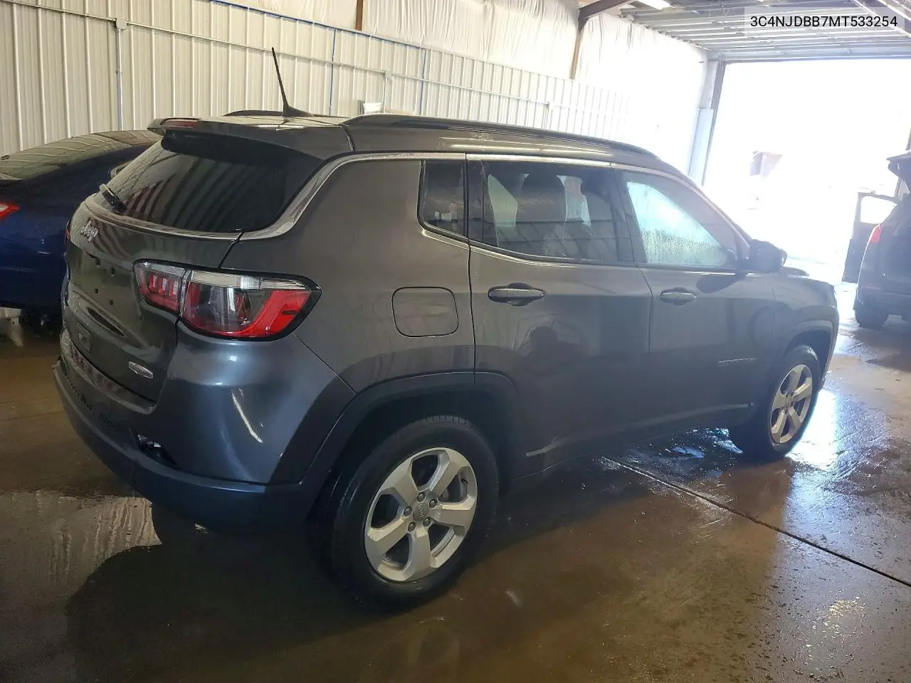 2021 JEEP COMPASS VIN 3C4NJDBB7MT533254 — фото 3