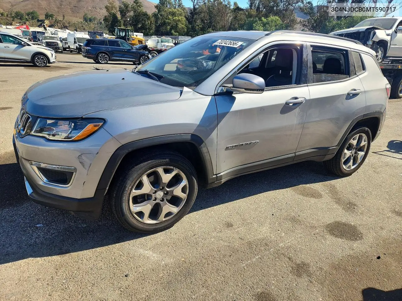 JEEP COMPASS 2021, VIN 3C4NJDCB0MT590717