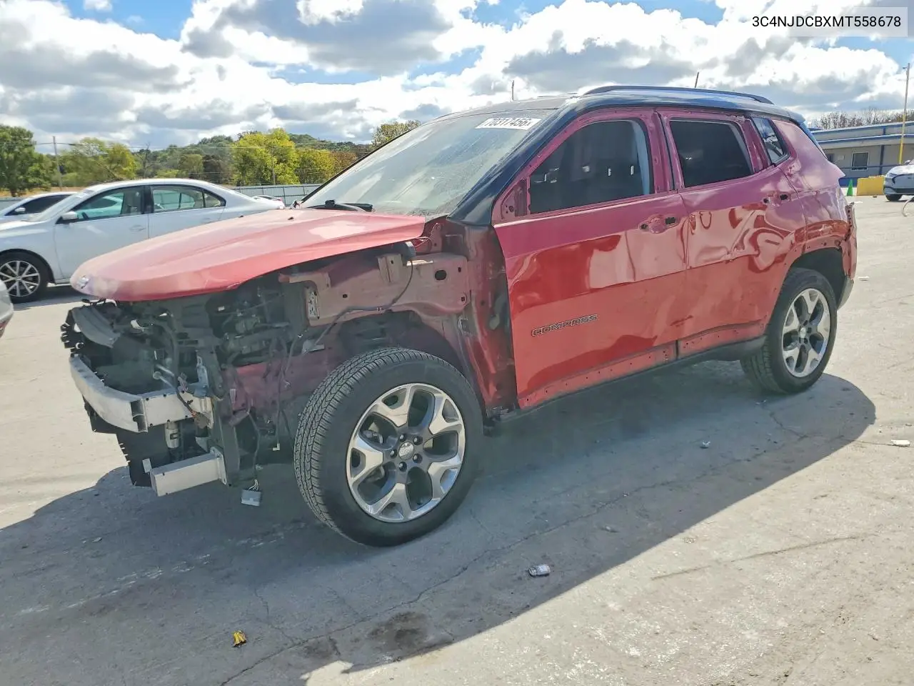 JEEP COMPASS 2021, VIN 3C4NJDCBXMT558678