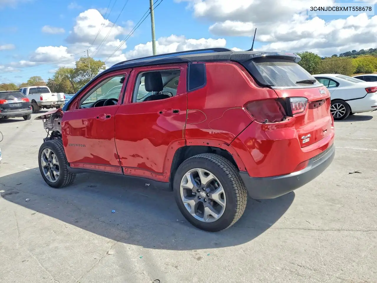 2021 JEEP COMPASS VIN 3C4NJDCBXMT558678 — фото 2