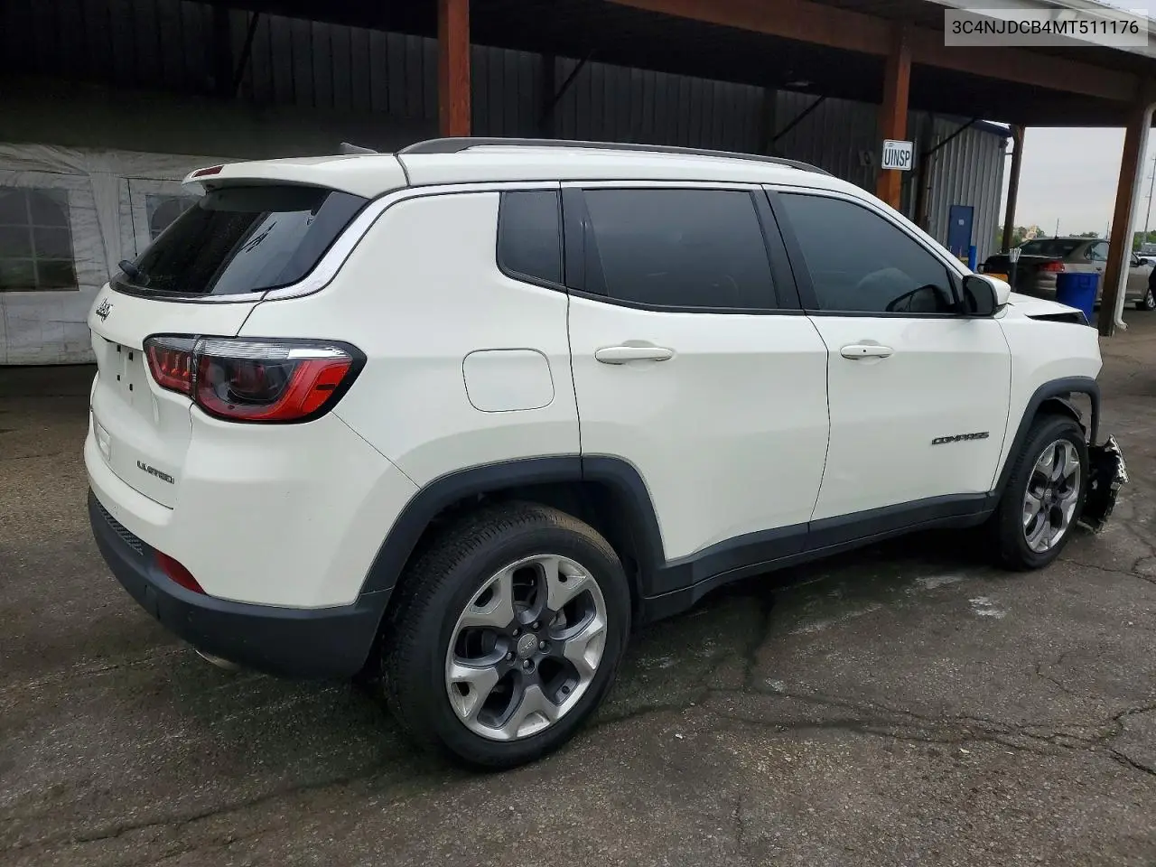 2021 JEEP COMPASS VIN 3C4NJDCB4MT511176 — фото 3