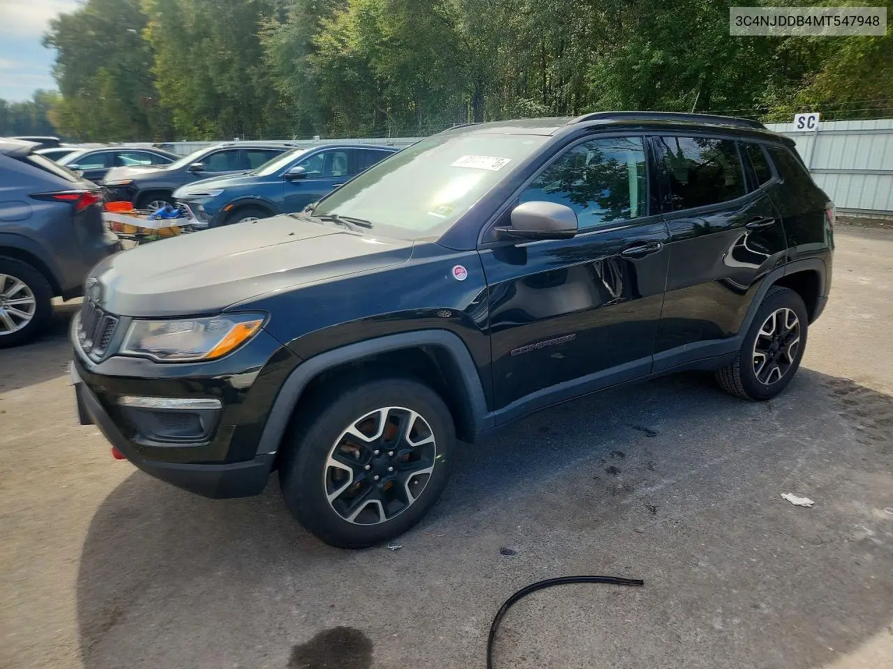 JEEP COMPASS 2021, VIN 3C4NJDDB4MT547948