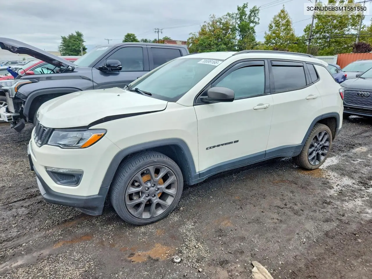 JEEP COMPASS 2021, VIN 3C4NJDEB3MT561550