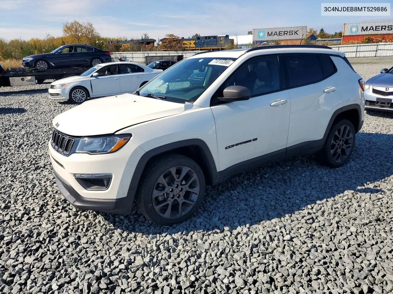 JEEP COMPASS 2021, VIN 3C4NJDEB8MT529886