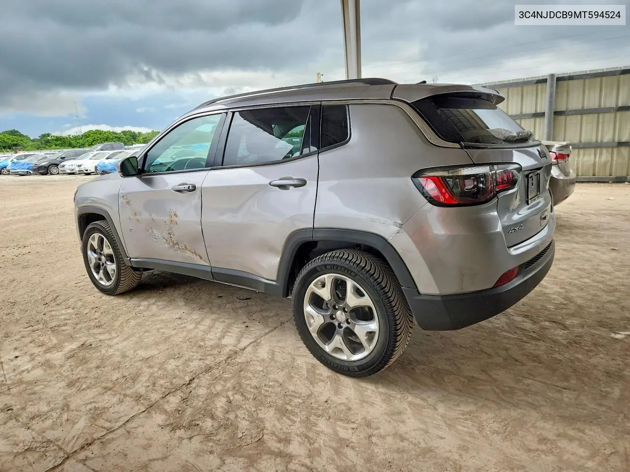2021 JEEP COMPASS VIN 3C4NJDCB9MT594524 — фото 2