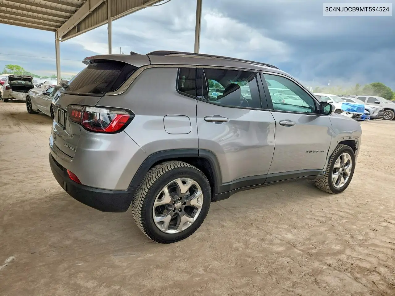 2021 JEEP COMPASS VIN 3C4NJDCB9MT594524 — фото 3