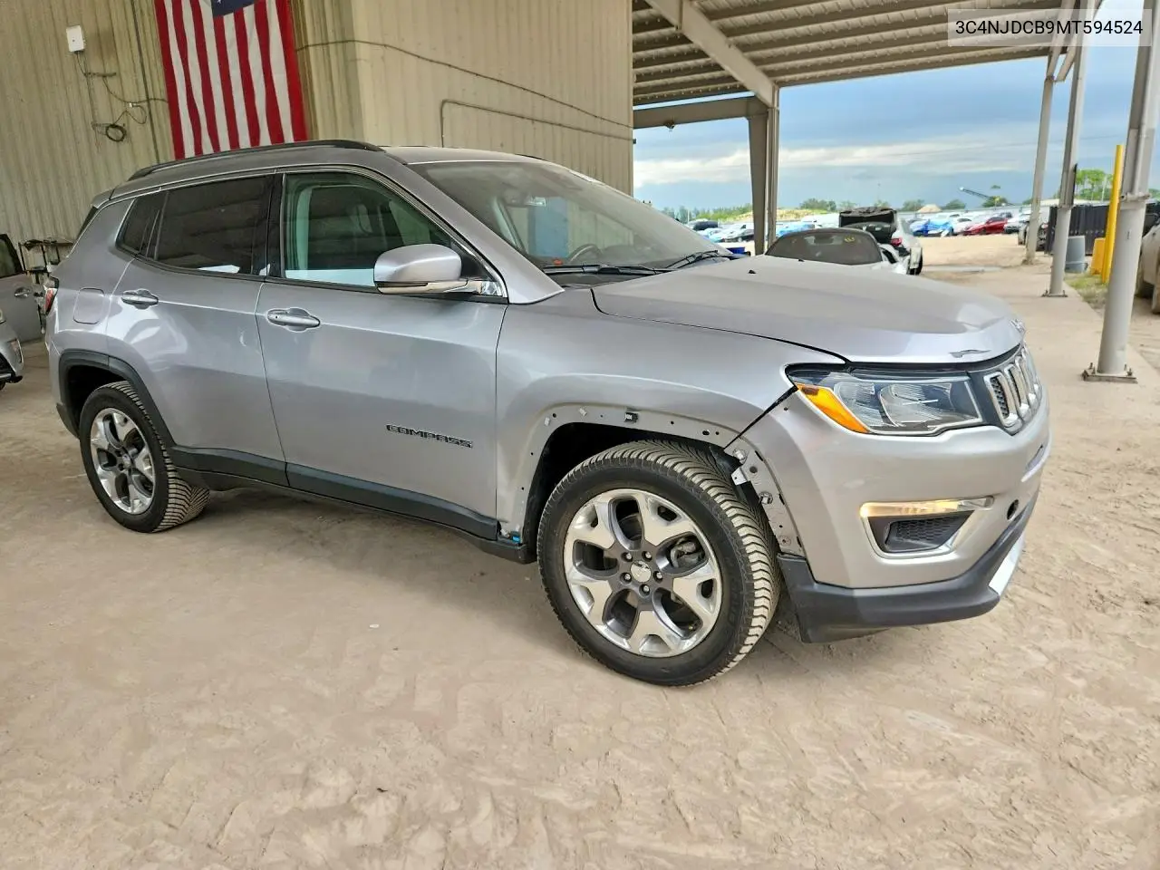 2021 JEEP COMPASS VIN 3C4NJDCB9MT594524 — фото 4