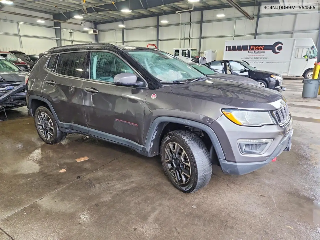 2021 JEEP COMPASS VIN 3C4NJDDB9MT564566 — фото 4