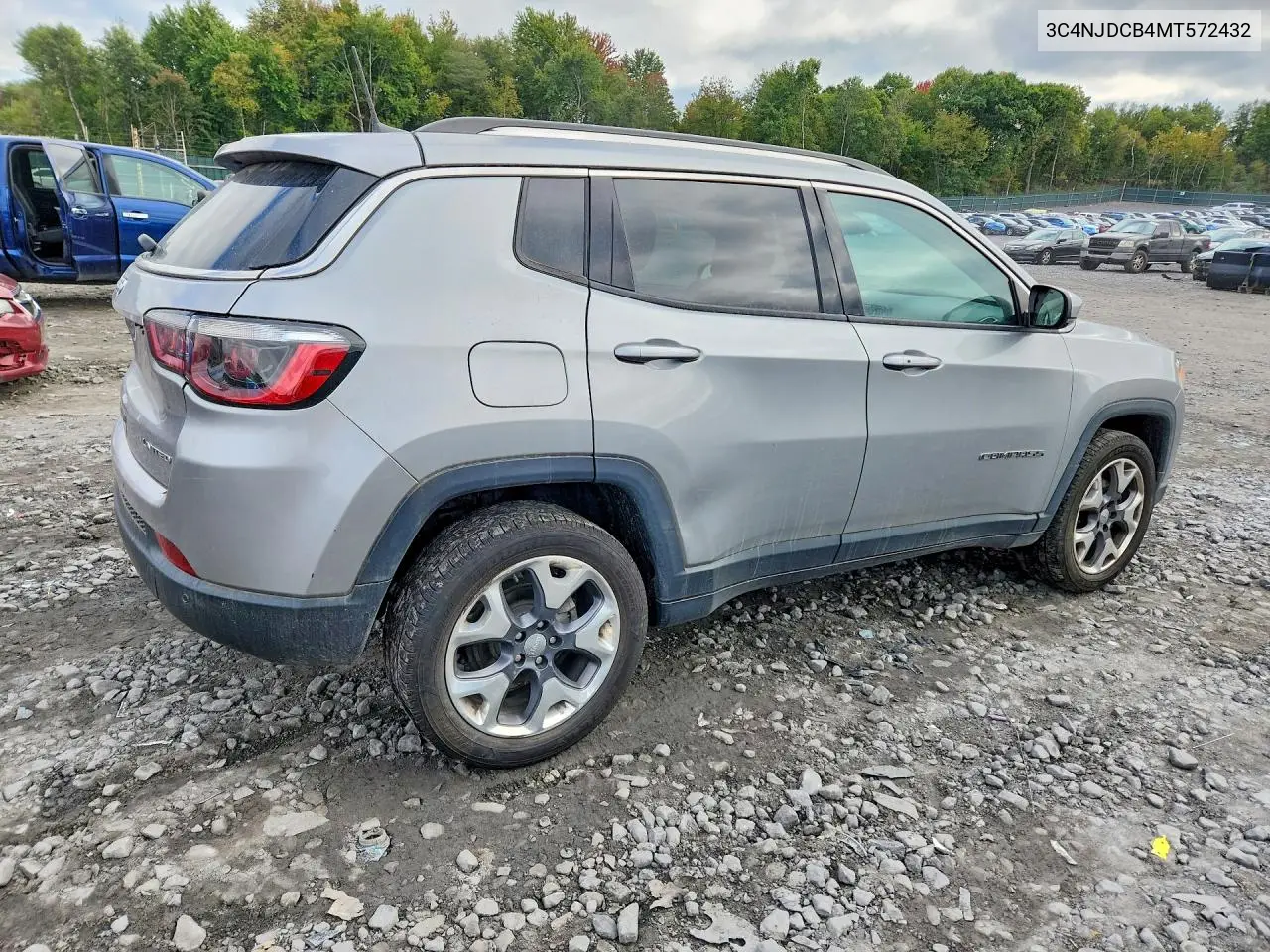 2021 JEEP COMPASS VIN 3C4NJDCB4MT572432 — фото 3