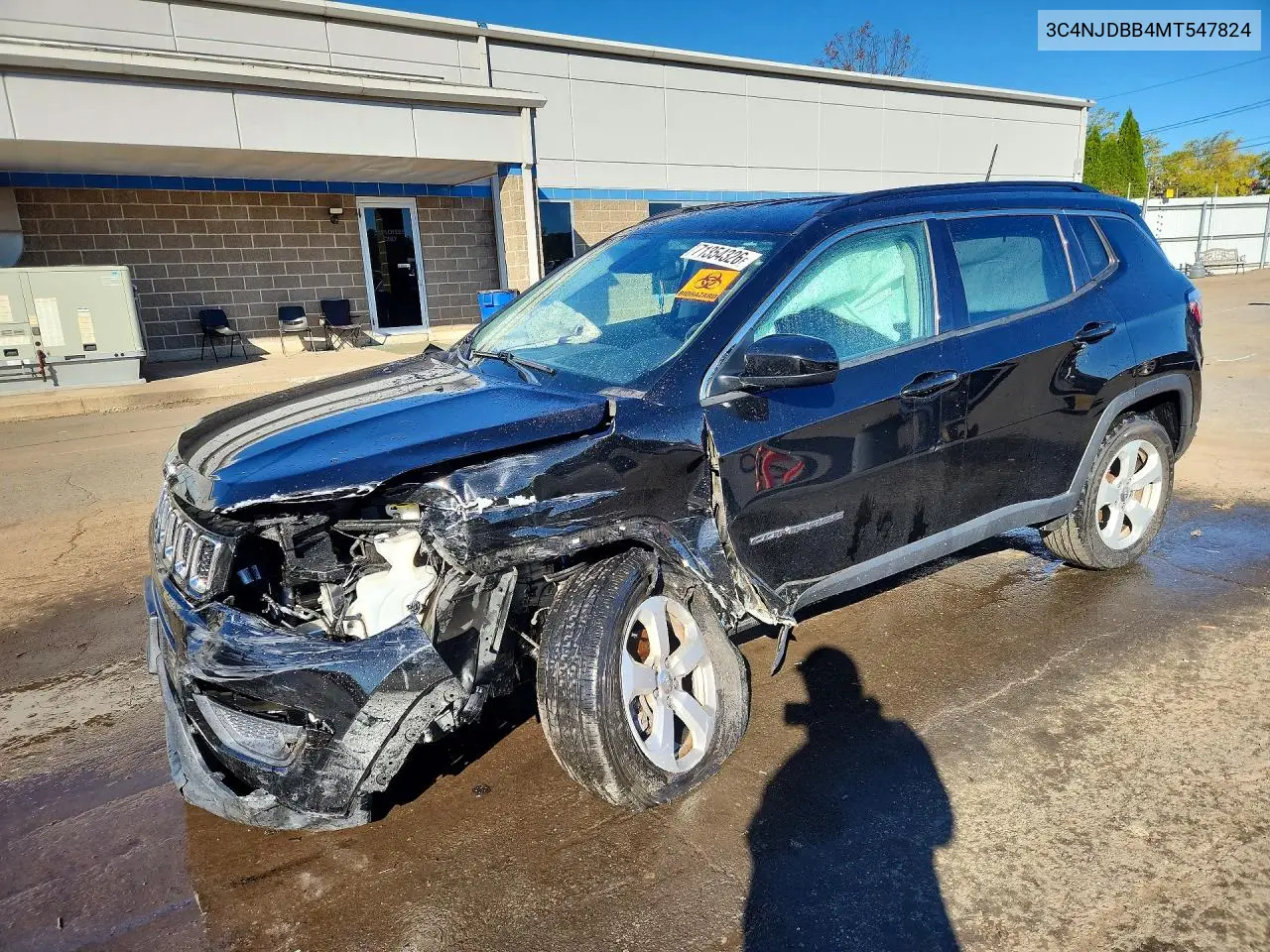 JEEP COMPASS 2021, VIN 3C4NJDBB4MT547824