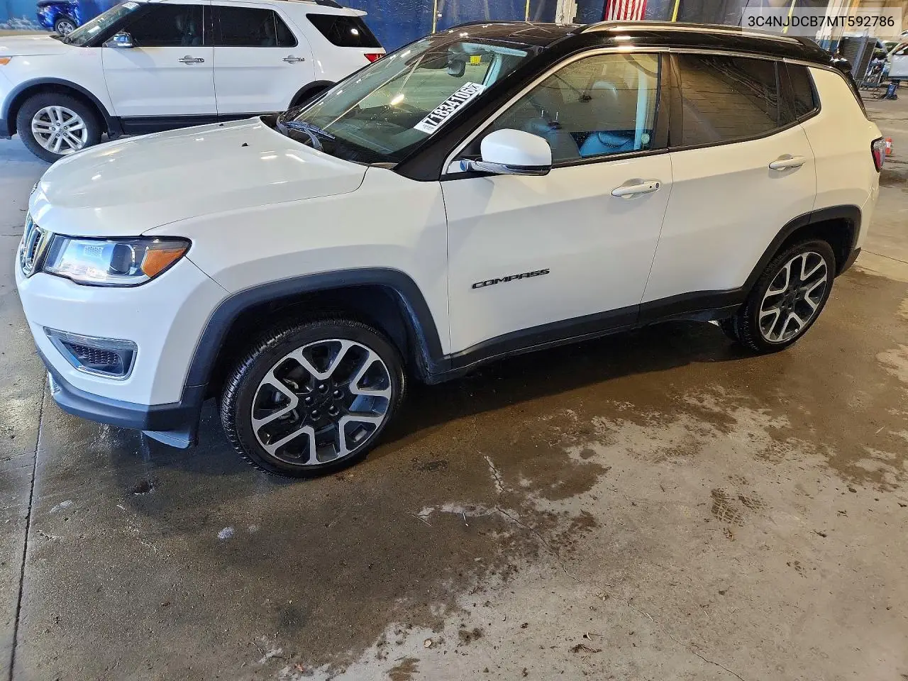 JEEP COMPASS 2021, VIN 3C4NJDCB7MT592786