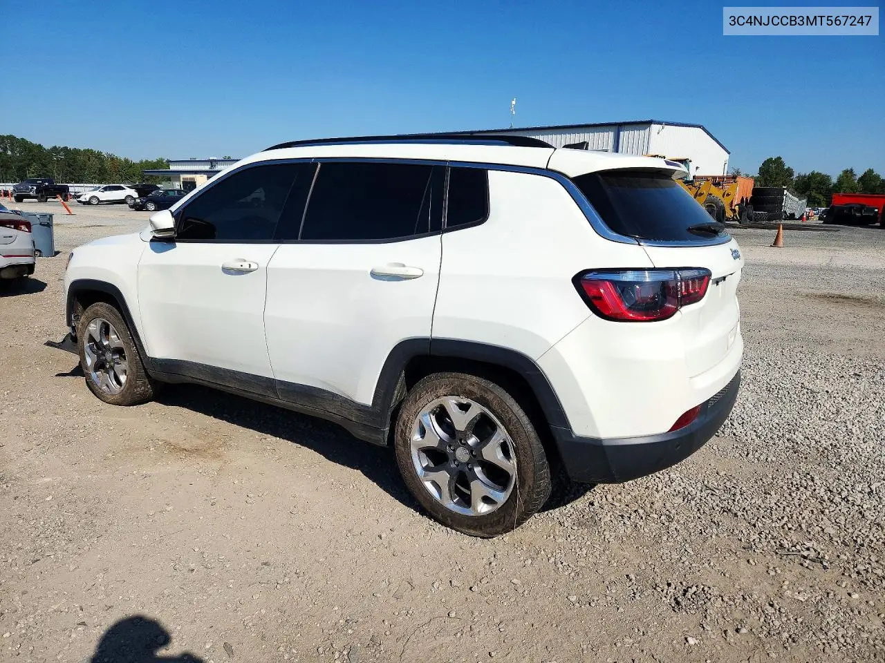 2021 JEEP COMPASS VIN 3C4NJCCB3MT567247 — фото 2