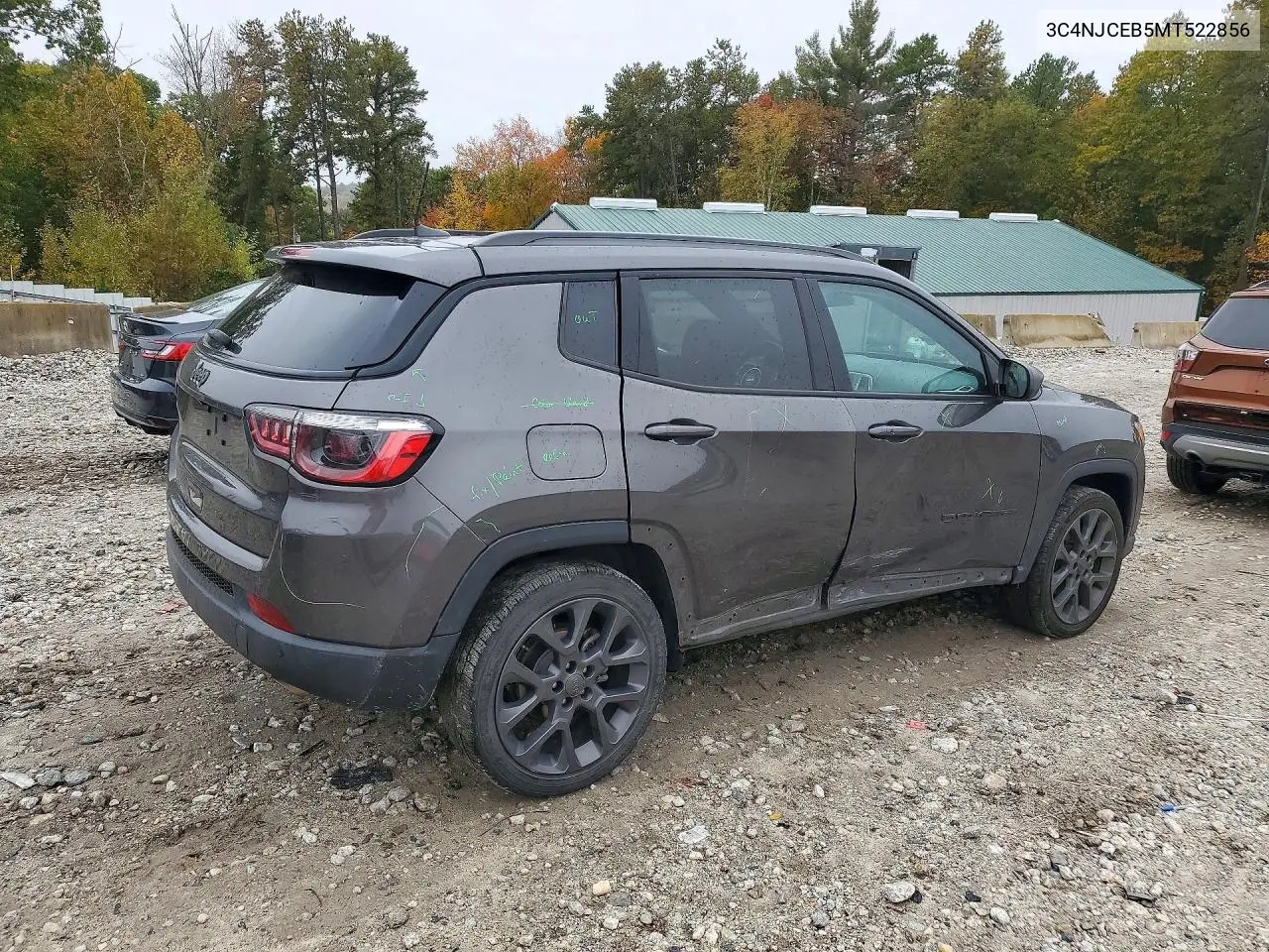 2021 JEEP COMPASS VIN 3C4NJCEB5MT522856 — фото 3