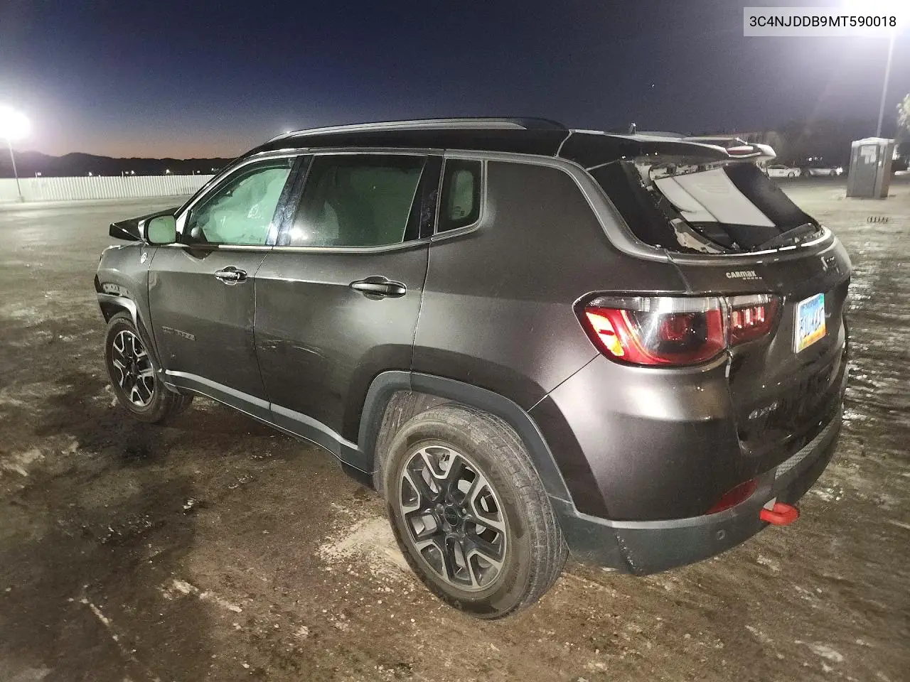 2021 JEEP COMPASS VIN 3C4NJDDB9MT590018 — фото 2