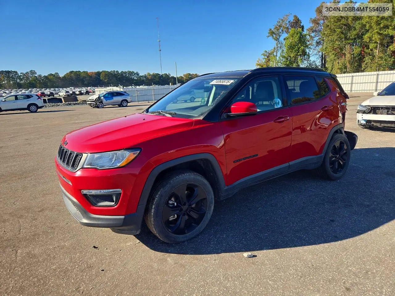 JEEP COMPASS 2021, VIN 3C4NJDBB4MT554059