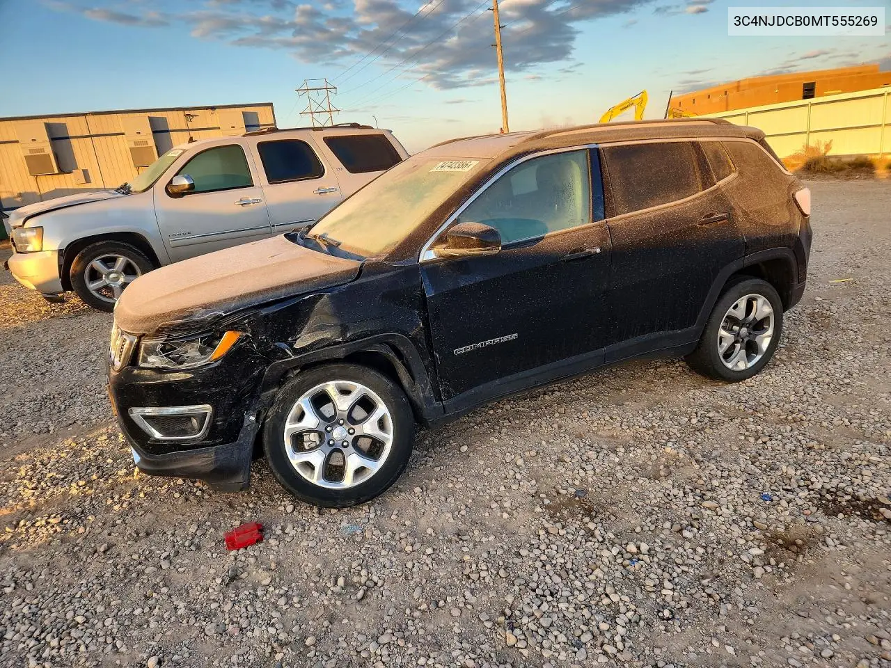 JEEP COMPASS 2021, VIN 3C4NJDCB0MT555269