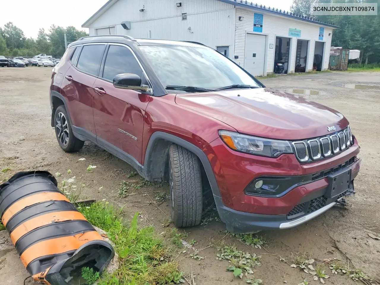 2022 JEEP COMPASS VIN 3C4NJDCBXNT109874 — фото 4