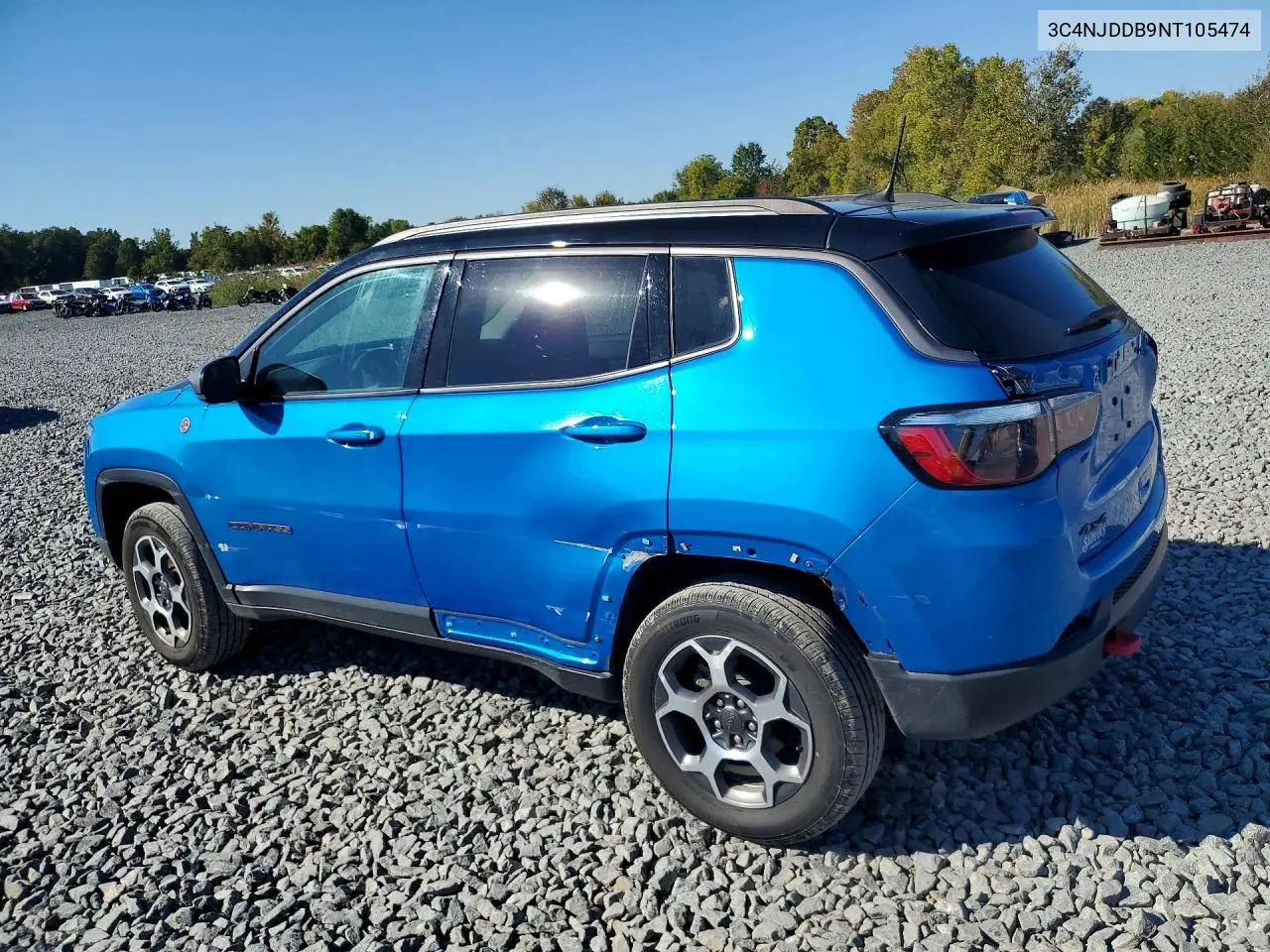 2022 JEEP COMPASS VIN 3C4NJDDB9NT105474 — фото 2