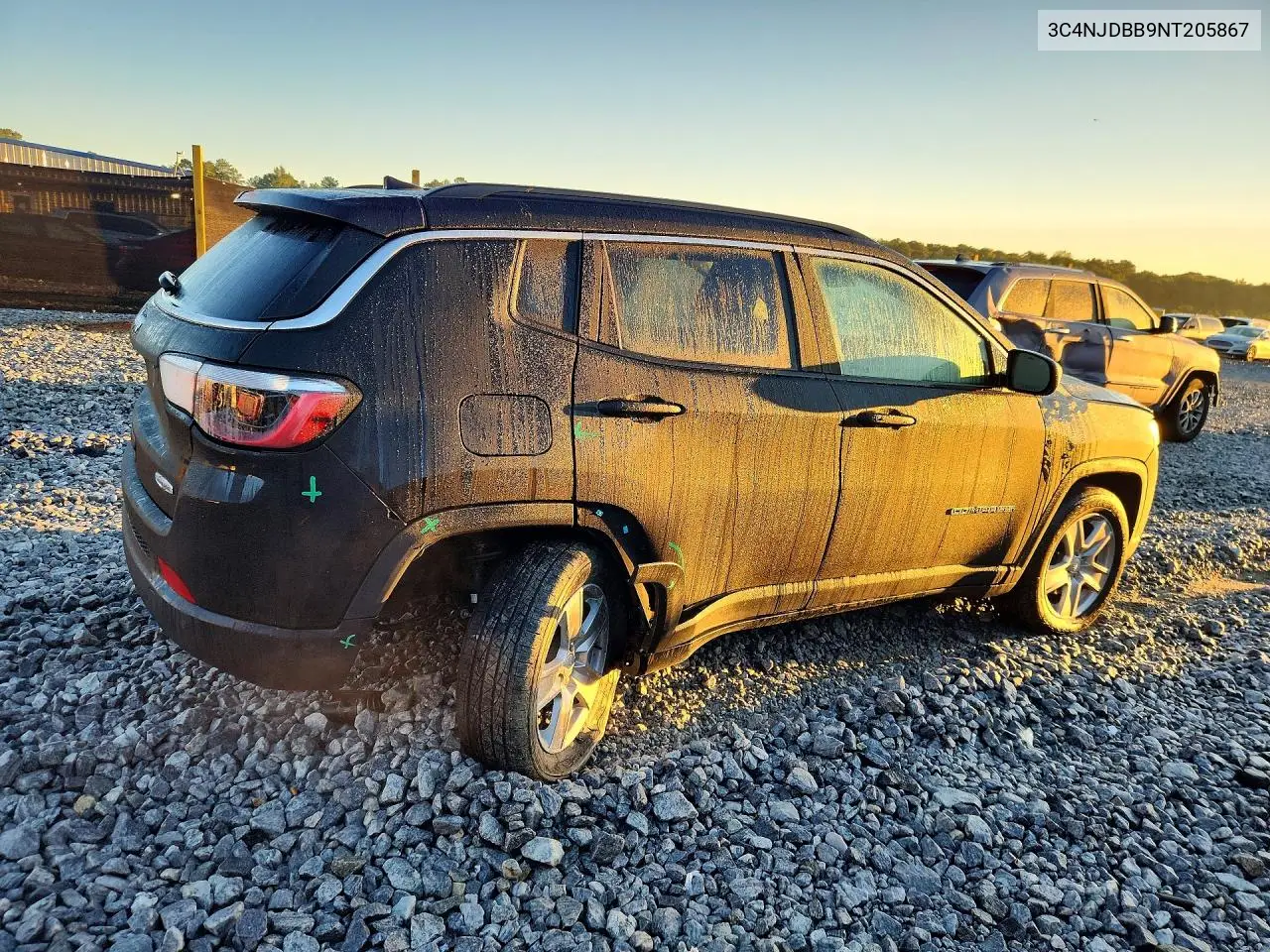 2022 JEEP COMPASS VIN 3C4NJDBB9NT205867 — фото 3