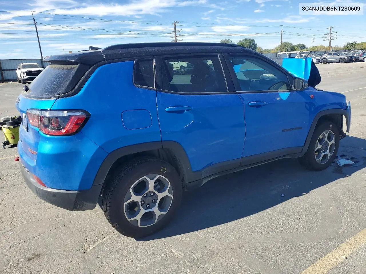 2022 JEEP COMPASS VIN 3C4NJDDB6NT230609 — фото 3