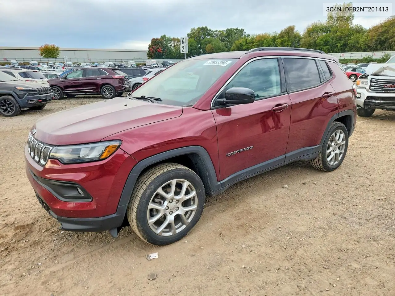 JEEP COMPASS 2022, VIN 3C4NJDFB2NT201413