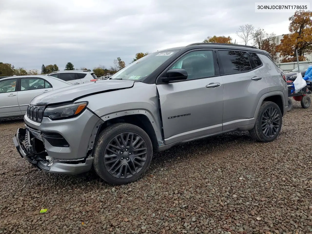JEEP COMPASS 2022, VIN 3C4NJDCB7NT178635