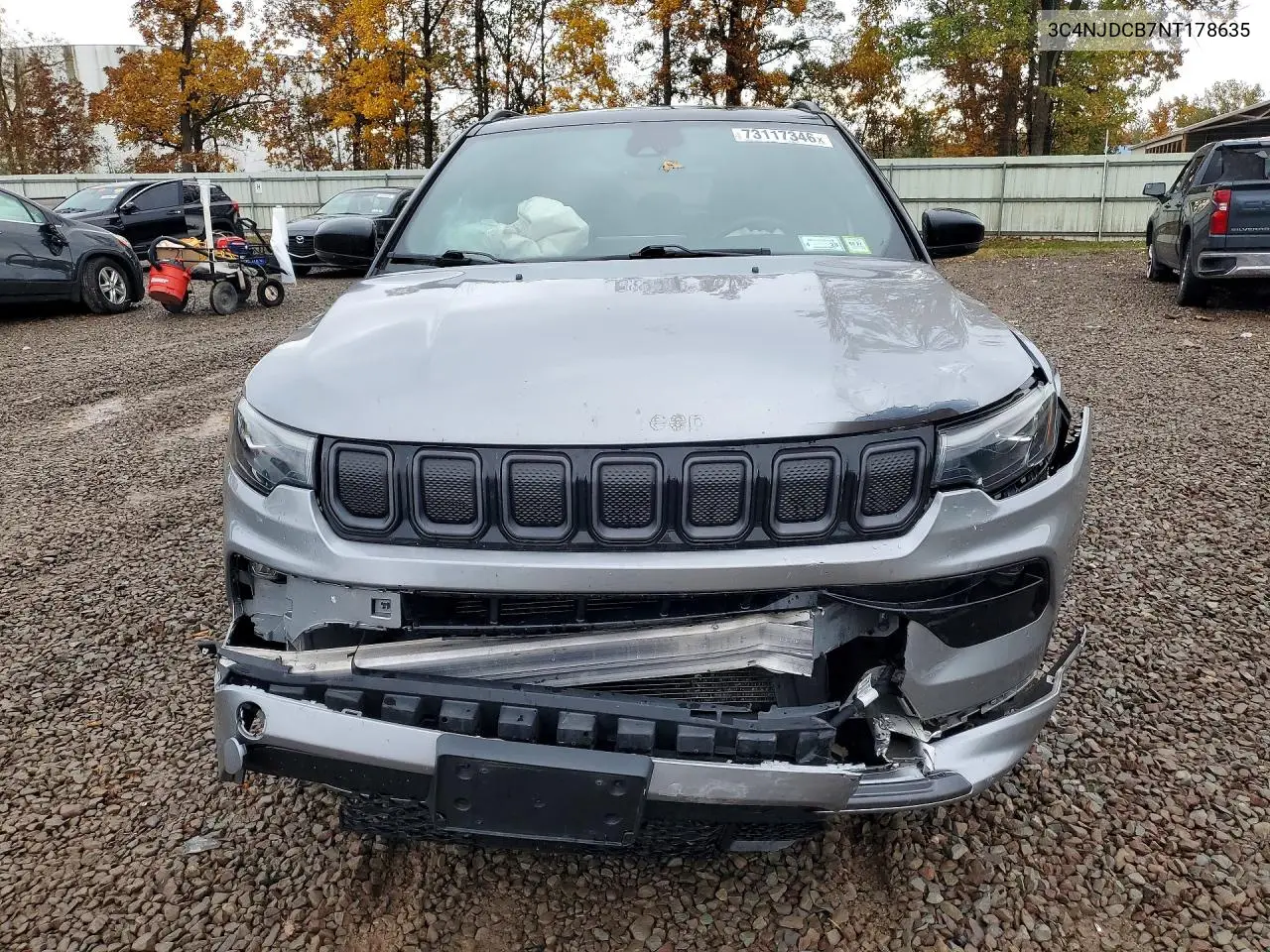 2022 JEEP COMPASS VIN 3C4NJDCB7NT178635 — фото 5